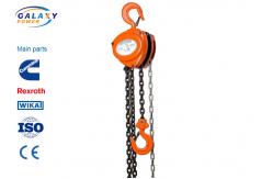 China Chain Hoist Overhead Line Construction Tools Manual Chain Block High Efficiency Smooth Rotation supplier