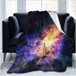 3D Polyester Plush Soft Printed Flannel Blanket For Hotel for sale