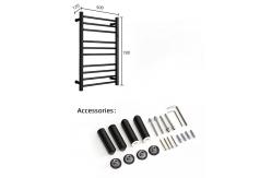 China Graphene Electric Hot Towel Rack , Heated Towel Rack Wall Mounted with Timer supplier