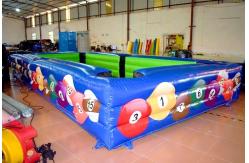 China Customized Inflatable Football Soccer Snooker Games Ball Pool Inflatable Billiards supplier