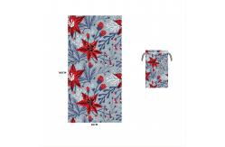 China Custom Suede Microfiber Beach Towel Sand Free Quick Dry supplier
