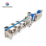 Automatic Vegetable And Fruit Production Line Selection Cutting And Washing Machine
