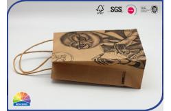 China Eco Friendly Customized Kraft Paper Gift Bag Matte Lamination With Handle supplier