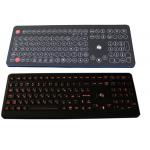 USB desk top  membrane industrial keyboard with trackball 16mm ,108 key