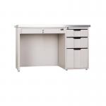 Metal Top Office Steel Executive Desk Table With Three Drawers for sale