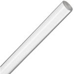 Customize Clear Acrylic Plastic Rods Orange Dark Purple Pink Royal Blue Red for sale