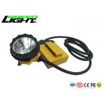 10.4Ah 25000lux LED Corded Cap Lamps 800mA 3W For Coal Mining for sale