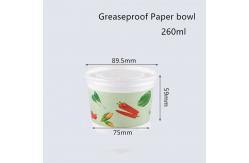 China Flexo Printing Greaseproof Disposable Paper Bowl For Soup supplier