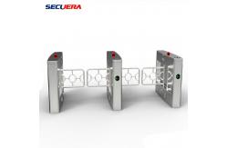 China Security Access Control Full Height Sliding Gate With Acess Control Turnstile Barrier Gate supplier