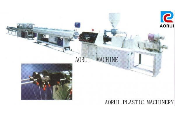 Carbon Spiral Reinforcing Plastic Pipe Extrusion Line , PE Pipe Plastic Extrusion Machine