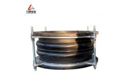 China Double Sphere Flexible Rubber Joint With Customizable Stainless Steel Flange supplier