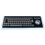 68 keys MINI Kiosk Black Metal Keyboard metal mechanical keyboard for sale