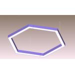 SMD5630 Hexagon Led Pendant Light HR600X75mm Hex Pendant Light for sale