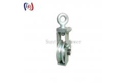 China Ending Block Cable Pulley Wheel Silence Rotation Traction Wheel Single Block Pulley Rope supplier