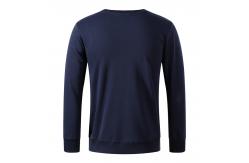China SGS Unlined  Embroidery Long Sleeve Pullover Hoodie Threaded Cuffs supplier