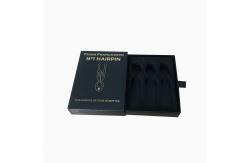 China ISO9001 Qualified Matte Black Necklace Boxes for Customized Packaging CMYK/PANTONE supplier