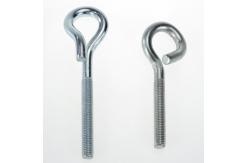 China Galvanized Pigtail Eye Bolt Pigtail Hook Bolt For Electric Power Fittings supplier