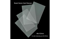 China Cpp Matte Clear Sleeves Non Glare OEM Card Barrier Sleeves 68x103mm supplier