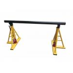Manual Drive Cable Drum Jack 3T - 20T Supporting Cable Reel Stringing for sale