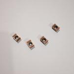 High Speed Machining Cemented Carbide Inserts with ISO Standard and PVD Coating