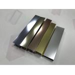 Polishing Surface Alloy 6463 Aluminium Shower Profiles Silver Gold And Champange