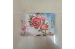 China Custom Printed Serving Melamine Food Trays Kitchen Home Hotel Rolling Tray supplier