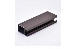 China 6m Light Bronze Anodized Aluminium Extrusion Profiles For Windows Doors Frame supplier