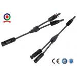 1Pair Male Female M/F Black Red 30A Solar Panel Y Connector for sale