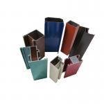 T5 Powder Coated Aluminum Extrusion Profiles for Wardrobe Decorations