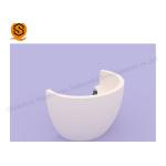 SGS Half Round Reception Desk Solid Surface Pure Simplicity And Clean for sale