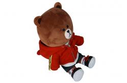 China Kids Cheer Huggable Grizzly Bear Soft Toy adorable For Christmas supplier
