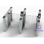 Buzzer Alarm Fastlane Turnstiles Brushless Servo Motor Fingerprint Scanner For Office for sale