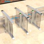 High Speed Gate Turnstile for Gymnasium Access Control System with RFID Card Reader Integration for sale