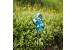 China IP44 Metal Butterfly Solar Garden Ornaments Plug In LED Lamp supplier