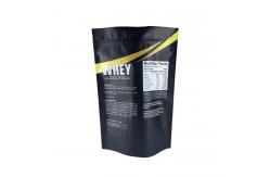 China Popular Customized Resealable Foil Standing Up Zip Pouch For Whey Protein Powder supplier