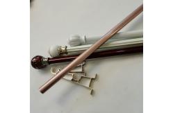 China Home 6.7 Meter 28mm Single Bracket Simple Curtain Rod supplier