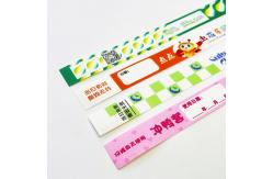 China Custom Disposable Paper Wristbands Waterproof Events Tyvek Bracelet Paper Wristbands With Barcodes supplier