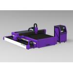 Linear Guide Rail Metal Fiber Laser Cutting Machine 1000W With Windows Operating System for sale
