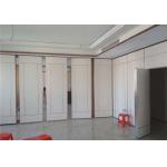 Floor To Ceiling Hanging System Hotel Folding Partition Walls Mdf Melamine Surface
