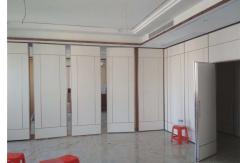 China Floor To Ceiling Hanging System Hotel Folding Partition Walls Mdf Melamine Surface supplier