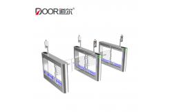 China 6653 Pedestrian Access Control Swing Gate Turnstile With Temperature Measurement Solution supplier
