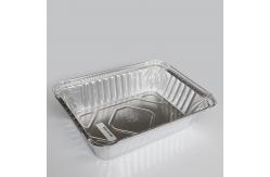 China Environmental Friendly Aluminum Foil Container for Square Food Carry Out Baking Tray supplier