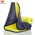 Customized Car Wash Microfiber Towel Absorbent Multi Color Plush Dual Sides for Car Clean Drying Coating Towel for sale