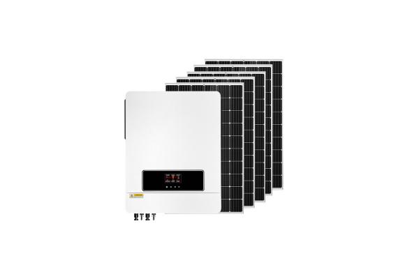 10KW MPPT Solar Panels Micro Inverter On Grid System WIFI GPRS 500VDC