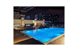 China Special Event Steel Leisure Swimming Pool 25M Prefab Competition Swimming Pool supplier