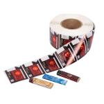 Glossy Transparent Custom Pharmaceutical Labels Waterproof Clear Lip Gloss Labels for sale