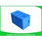 65L Packaging Collapsible Plastic Containers Recyclable Space Saving 600 * 400 * 105mm