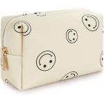 Makeup Bag For Women Preppy Makeup Bag Pu Leather Waterproof Cosmetic Bag for sale