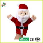BSCI Full Handcraft Sewing Plush Hand Puppets For Christmas for sale