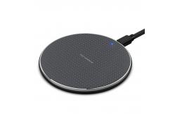 China High Power 110 KHZ Round Wireless Charger Desktop Aluminum Alloy supplier